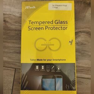 JETech tempered glass screen protector I phone 7 plus/8 plus